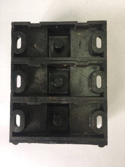 GOULD SHAWMUT 66623 POWER DISTRIBUTION BLOCK 3 POLE 600V CU ONLY