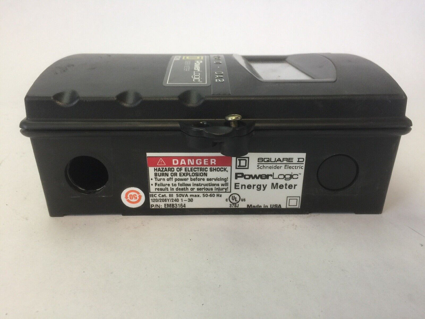 SQUARE D EMB3164 POWER LOGIC ENERGY METER 250VAC