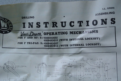 WESTINGHOUSE 458D493G02 VARI-DEPTH MECHANISM for F & HF BREAKERS - NEW SURPLUS