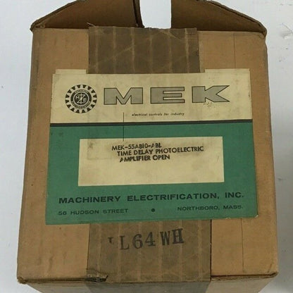 MEK / MACHINERY ELECTRIFICATION MEK-55AB10-ABL TIMEDELAY PHOTOELECTRIC AMPLIFIER