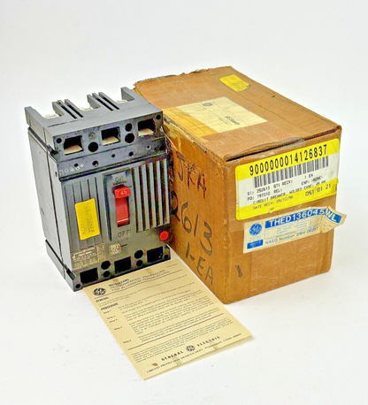GE - THED136045WL - MOLDED CASE CIRCUIT BREAKER - 45 A, 600 VAC, 3 POLE