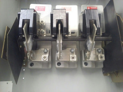 CHALLENGER H5236 NON-FUSIBLE SAFETY SWITCH, 3PH, 200A, 600V, 150HP, TYPE 1