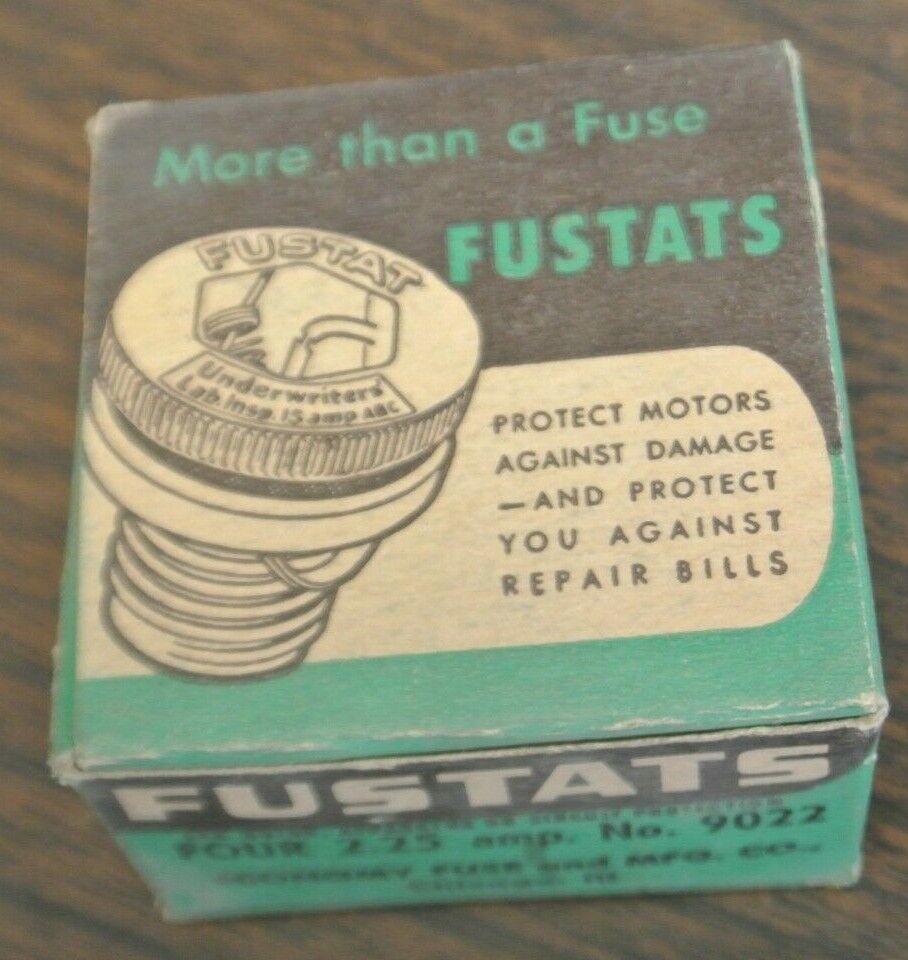 BOX of 4 / ECONOMY FUSE 9022 / 2.25 AMP / NEW SURPLUS