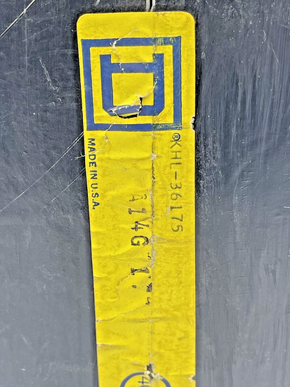 SQUARE D - KHL-36175 - CIRCUIT BREAKER - 175 AMP, 3 POLE, 600 VAC