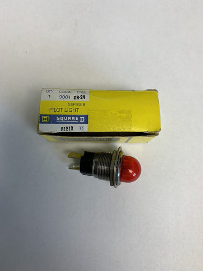 Square D Seires B Class 9001 OR-24 Pilot Light