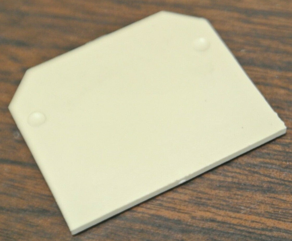 BAG of 20 / WEIDMULLER TW4SAK4-10 SEPARATING PLATES / BEIGE / NEW SURPLUS