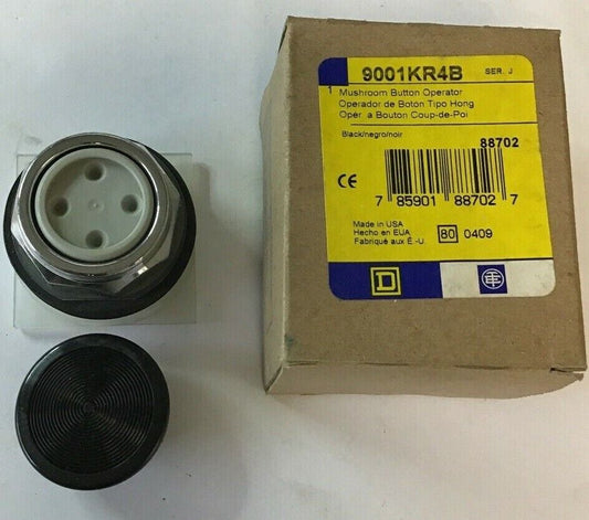 SQUARE D 9001KR4B MUSHROOM PUSHBUTTON OPERATOR SER.J