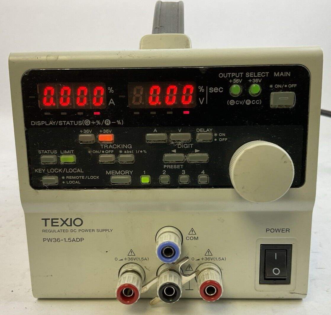 TEXIO PW36-1.5ADP REGULATED DC POWER SUPPLY