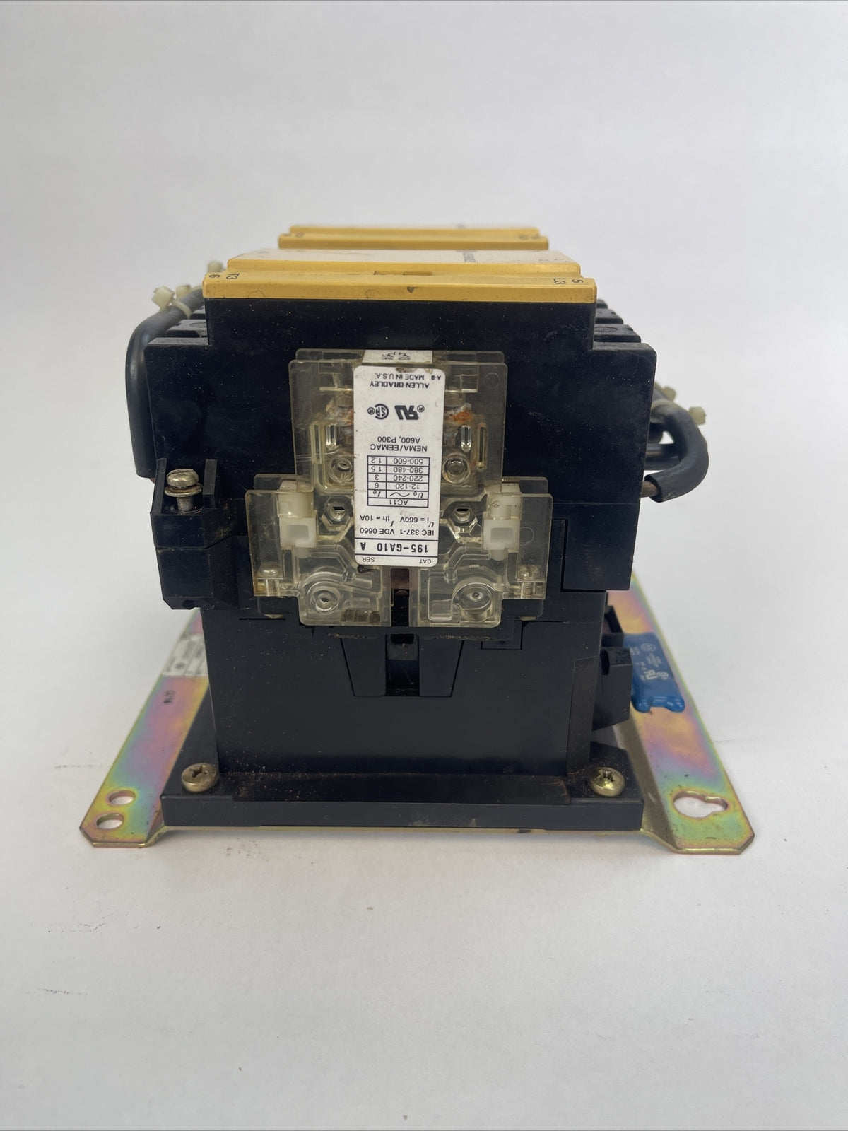 ALLEN BRADLEY 104-A60ND3 REVERSING CONTACTOR SER C 60AMP 600VAC 3PHASE 50HP