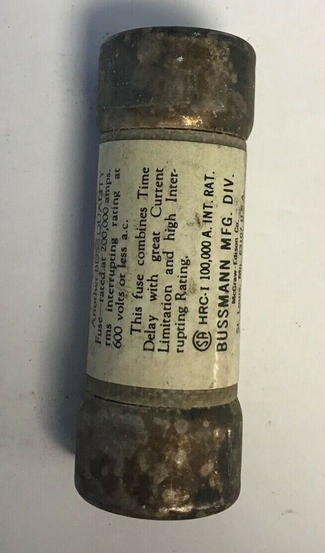 BUSS JHC 20 HI-CAP FUSE 600VAC TIME DELAY****LOTOF5****
