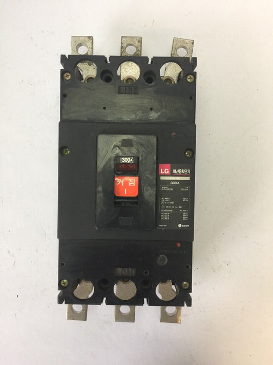 LG ABS403 CIRCUIT BREAKER 300A 600VAC 250VDC  3 POLES