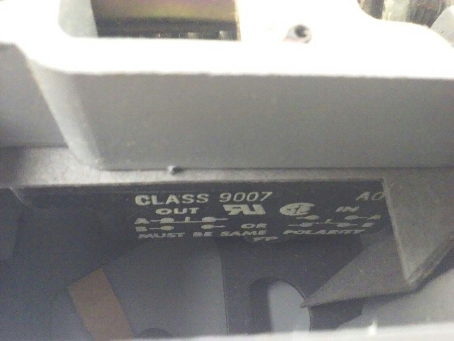 SQUARE D 9012 ACW1S11 SER.B, PRESSURE SWITCH, SET 43-50 PSI, FORM V, 9012 ACW1