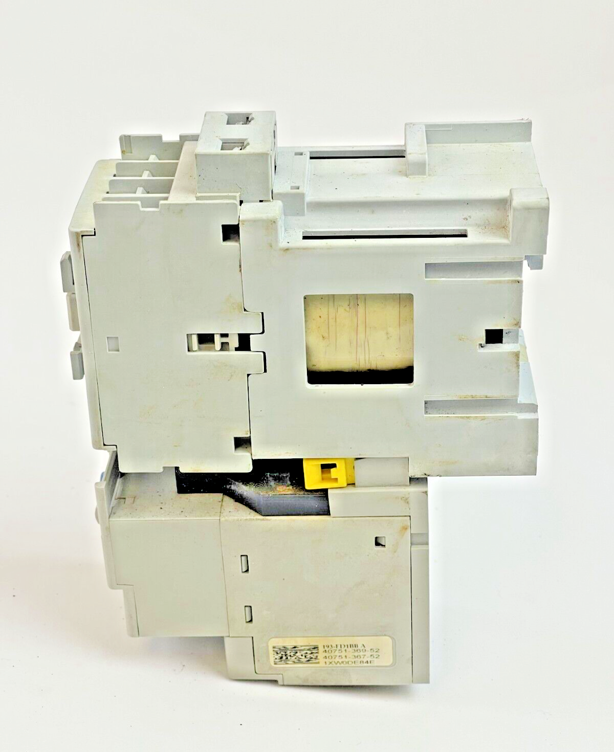 ALLEN-BRADLEY 100-C09D*10 SER. A CONTACTOR W 24VDC COIL & 193-ED1BB RLY SER. A