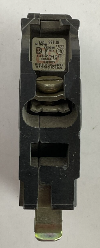 SQUARE D QOB120VH BOLT ON CIRCUIT BREAKER 1POLE 20AMP 120/240VAC (LOT OF 3)