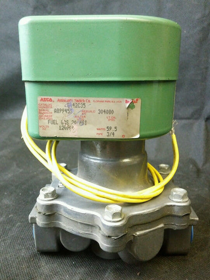 ASCO 8042C35 VALVE 3/4" 120V (NEW)