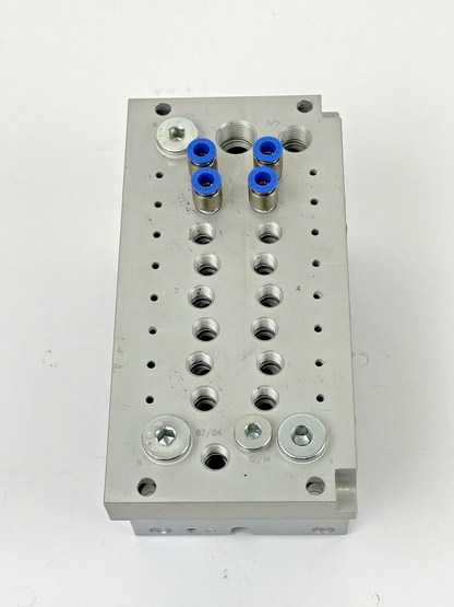 FESTO CPV14-V1 -VALVE MANIFOLD-W/ PNEUM CONNEC. PLATE, C402(2), C102(5), BD02(1)