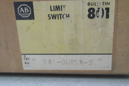 ALLEN-BRADLEY 801-DMK145, Ser. A - LIMIT SWITCH - NEW SURPLUS - 801-DMK14-5