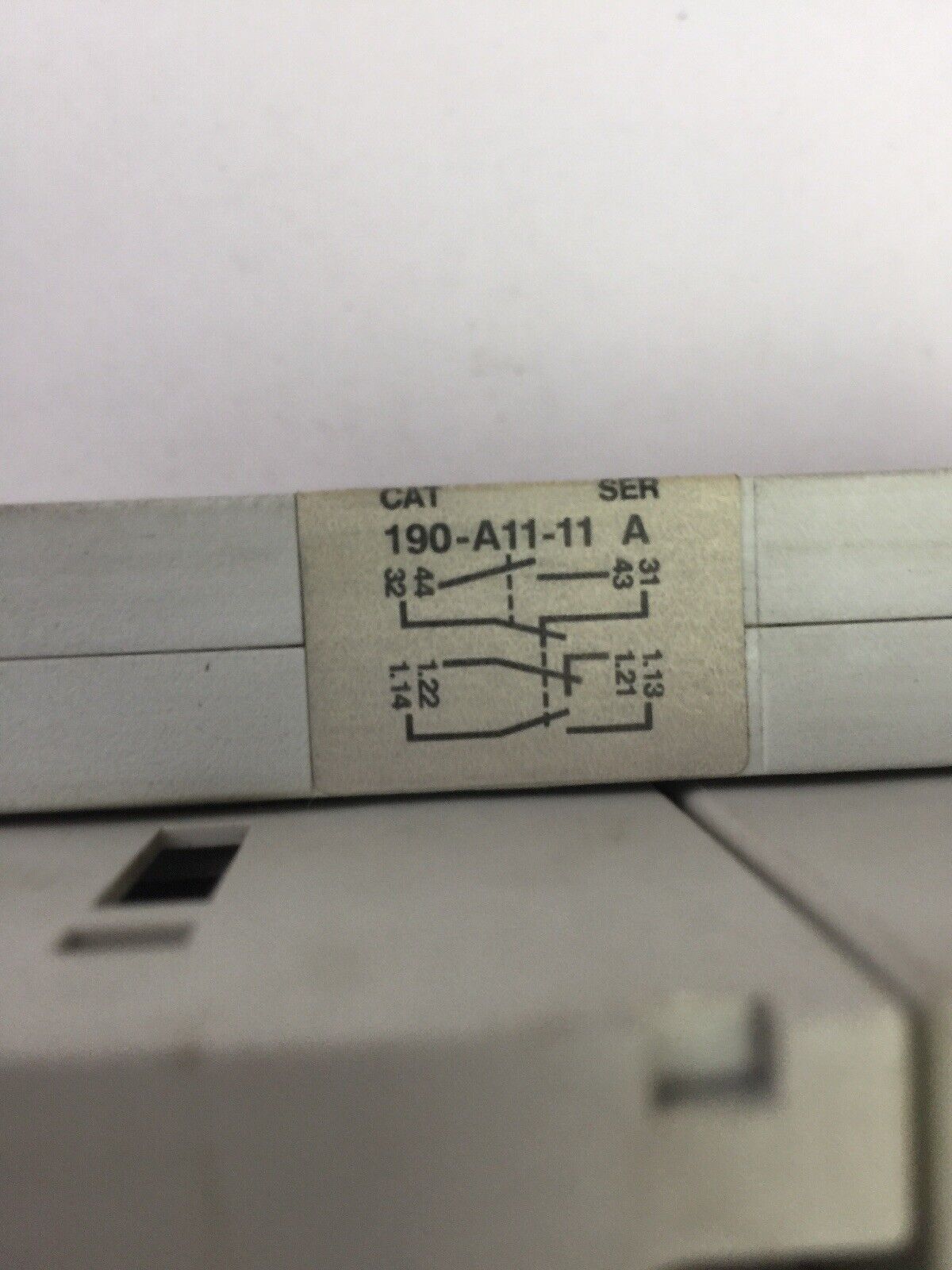 ALLEN BRADLEY MOTOR STARTER 190-P024 SER A 190-MN SER A 190-A40 SER B COIL 120V