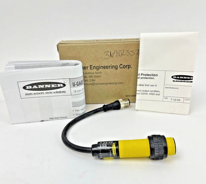 BANNER ENGINEERING - S18UBAQPMA - ULTRASONIC PROXIMITY SENSOR - 72722