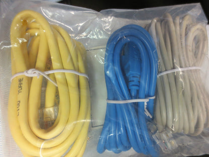 WESTELL 080-500487 - THREE CABLES in HEAT SEALED BAG - NEW, UNOPENED