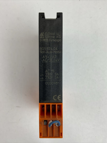 E. DOLD BG5924.04 SAFETY RELAY