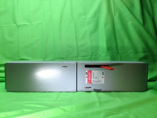 GE SPECTRA SERIES FUSIBLE SWITCH UNIT ADS22030HS 30A 240V 3HP