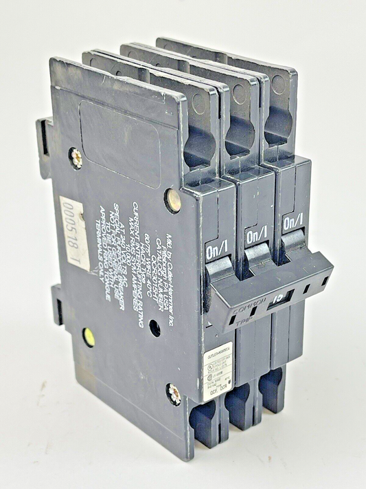 CUTLER-HAMMER - QCR3015HT - CIRCUIT BREAKER - 15A/3 POLE/240 VAC/ HACR TYPE