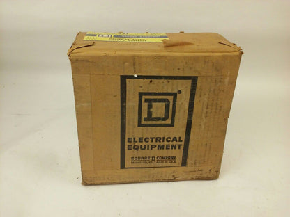 SQ.D GENERAL DUTY SAFETY SWITCH D421, D-421, SER. A1, 240V, 30A, FUSIBLE, NIB