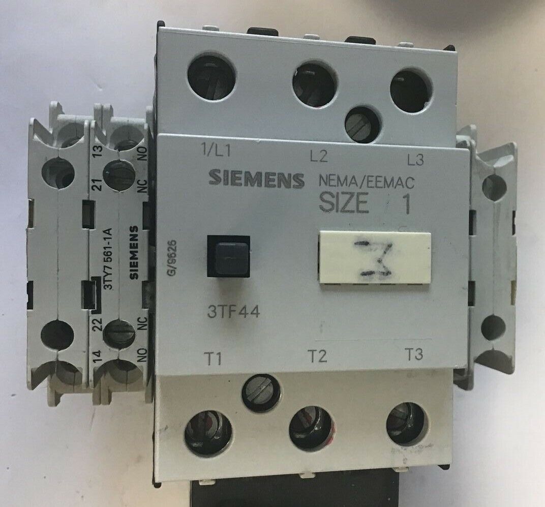 SIEMENS 3TF4422-0A..1 CONT.W/AUX CONTACT 3TY756-1A&3TY75611B W 3UA5500-1B RELAY