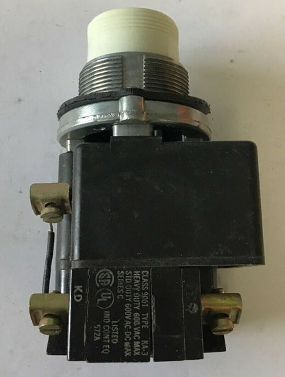 SQUARE D 9001 TP-23 PUST TO TEST PILOT LIGHT 220-240V SER.B TRANSFORMER TYPE