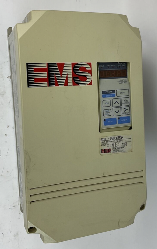 EMS CIMR-G3U45P5 DRIVE 380-460VOLT 50/60HZ 3PHASE 14.9AMPS