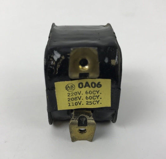 Allen Bradley OA06 Coil 220 V 60 HZ 208 V 60 Hz 110 V 50 HZ Used