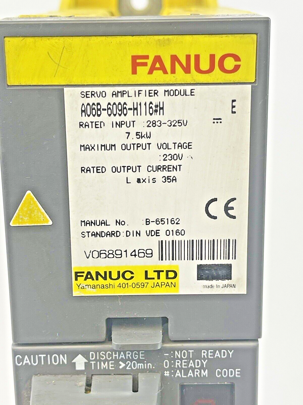 FANUC - A06B-6096-H116#H SER. E - SERVO AMPLIFIER MODULE