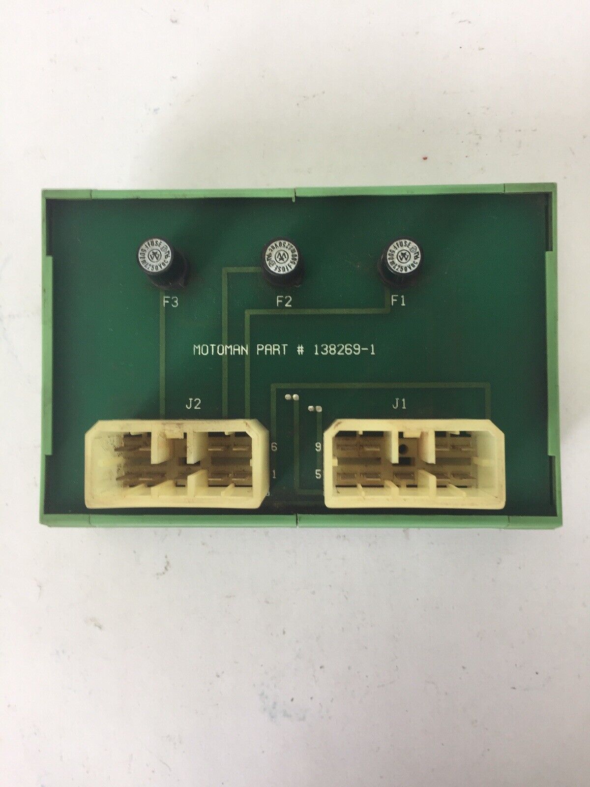 YASKAWA MOTOMAN 138269-1 POWER SUPPLY BREAK OUT BOARD FUSED