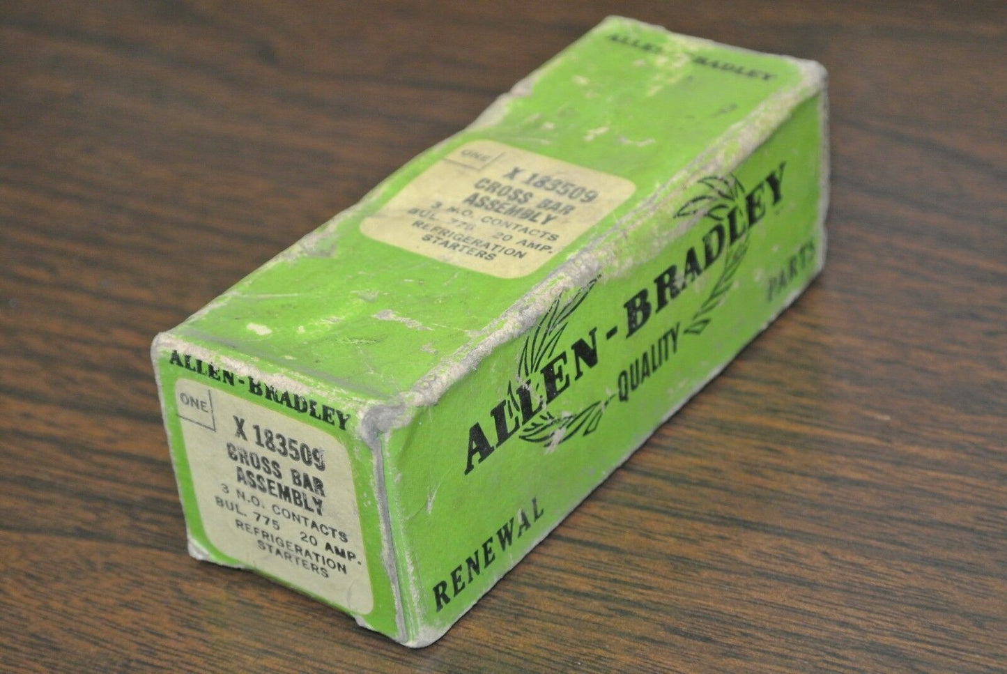 ALLEN-BRADLEY X-183509 CROSS BAR ASSEMBLY / 3 N.O. / 20A / REFRIG. STARTER / NEW