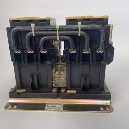 ALLEN BRADLEY 104-A60ND3 REVERSING CONTACTOR SER C 60AMP 600VAC 3PHASE 50HP