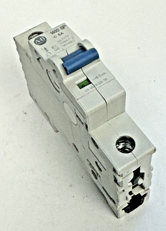 ALLEN-BRADLEY - 1492-SPM1C050 SER. D - CIRCUIT BREAKER - 1 P, 5 A, 277 V