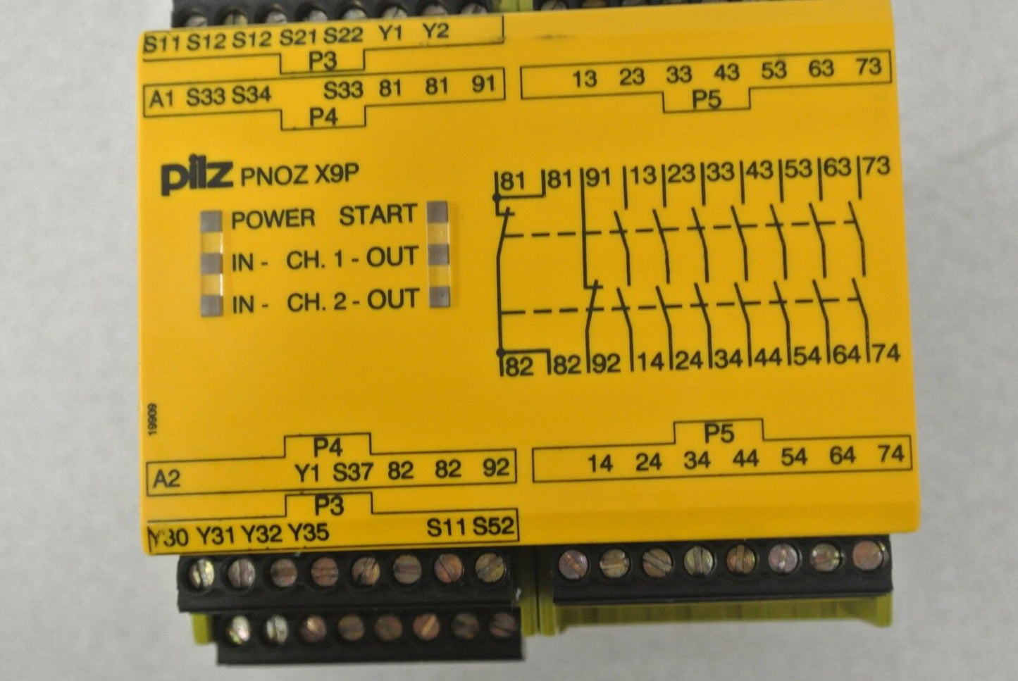 PILZ PNOZ X9P - SAFETY RELAY - 24VDC, 7 N/O, 2 N/C, 2 SO - 5.5W