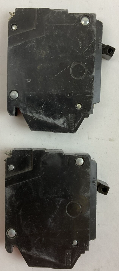 GE THQP120 CIRCUIT BREAKER 1POLE 20AMP 120/240VAC (LOT OF 2)