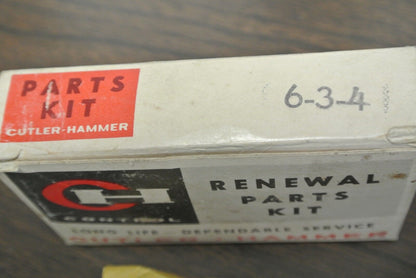 CUTLER-HAMMER 6-3-4 CONTACT KIT / NEW SURPLUS