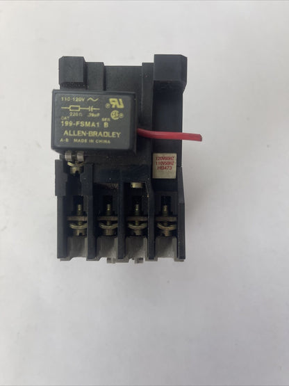 ALLEN BRADLEY STARTER 100-A24ND3 SER C CONTACTOR 600VAC 20HP 24A COIL 120V 60HZ