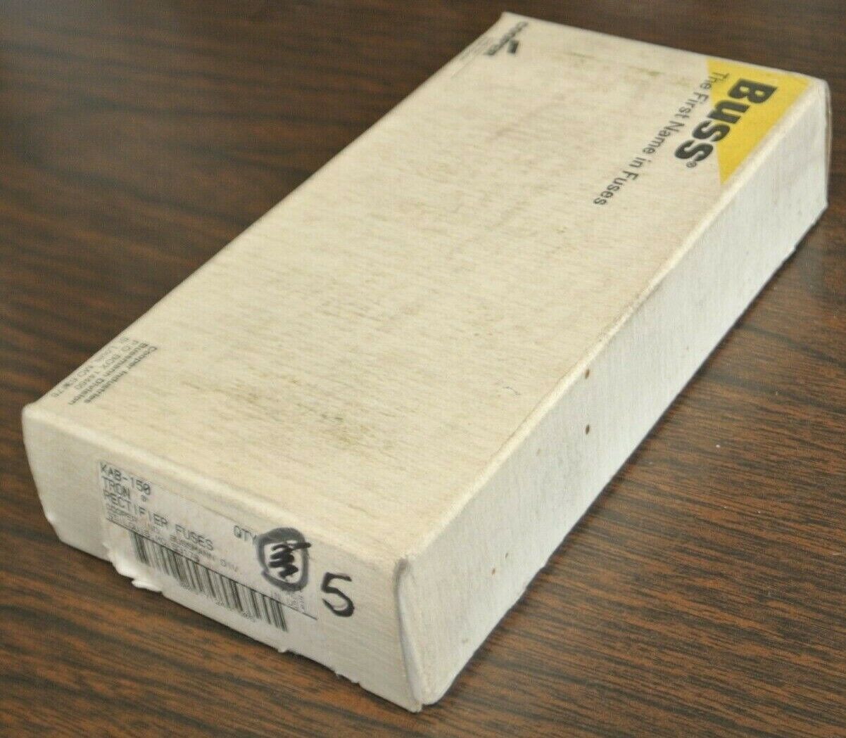 BOX of 5 / BUSSMANN / TRON KAB150 RECTIFIER FUSE / 250V / 150A / NEW SURPLUS