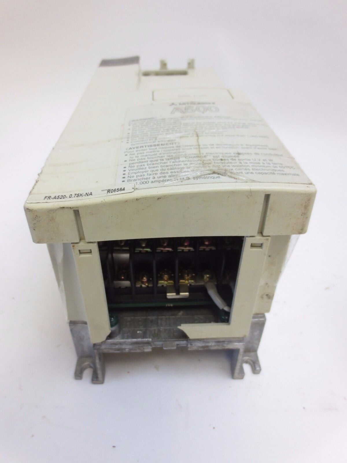 MITSUBISHI FR-A520-0.75K - A500 INVERTER - "FOR PARTS or NOT WORKING"