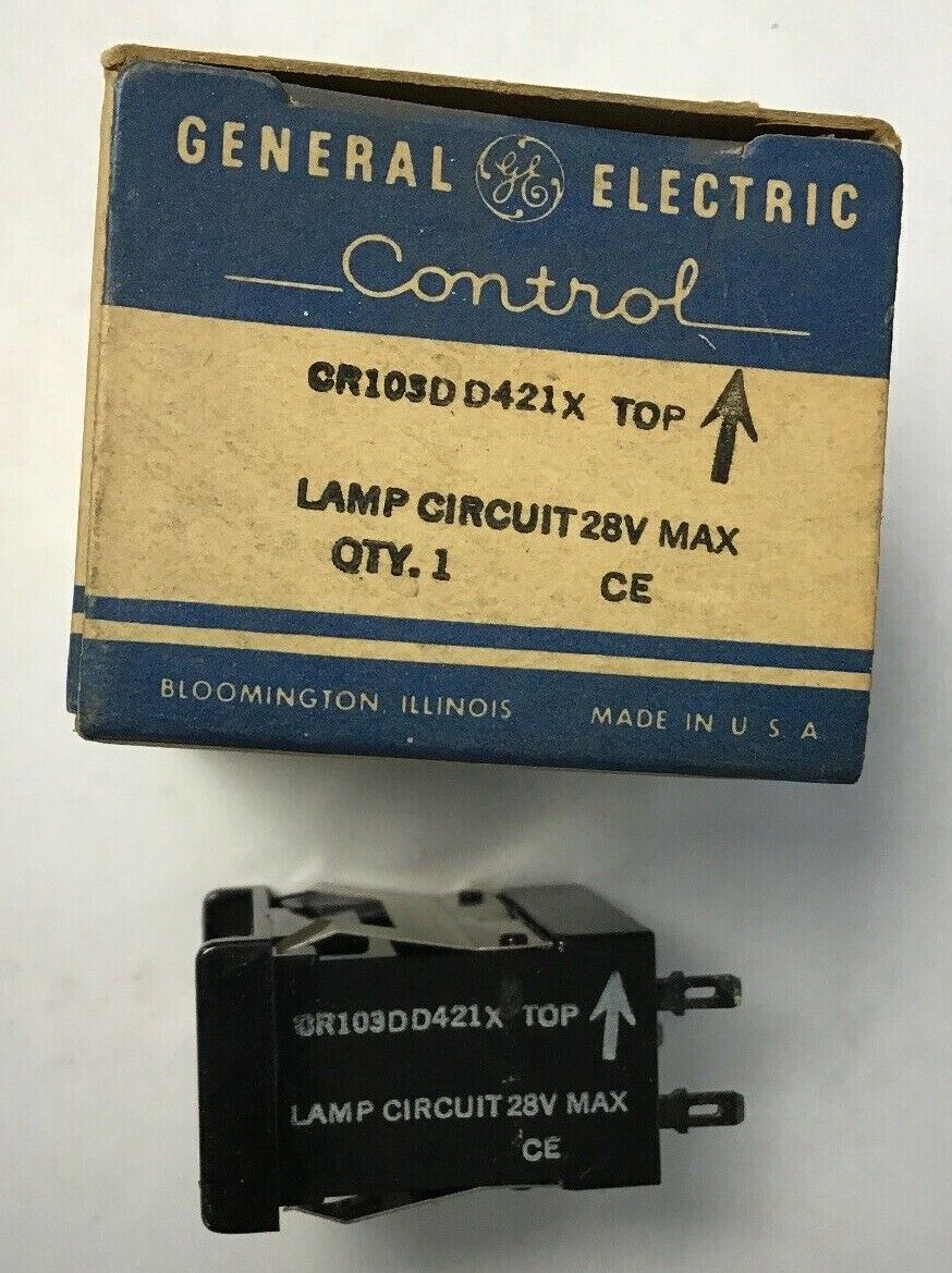 GE CR103DD421X LAMP CIRCUIT 28V MAX  CE