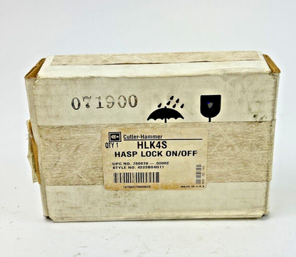 CUTLER-HAMMER - HLK4S - HASP LOCK ON/OFF - 4223B84G11