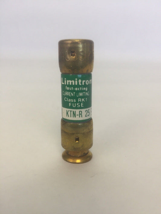 BUSS LIMITRON KTN-R 25 CLASS RK 1 FAST ACTING FUSE 25AMP 250VAC (LOT OF 8)