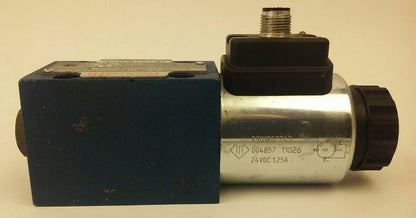 REXROTH, 4WE 6 D62/EG24N9K72L=AN, HYDRAULIC VALVE,MNR:R901235361,SN:1105373,USED