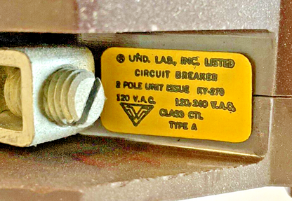 WADSWORTH A215C CIRCUIT BREAKER 2POLE 15A 120/240VAC