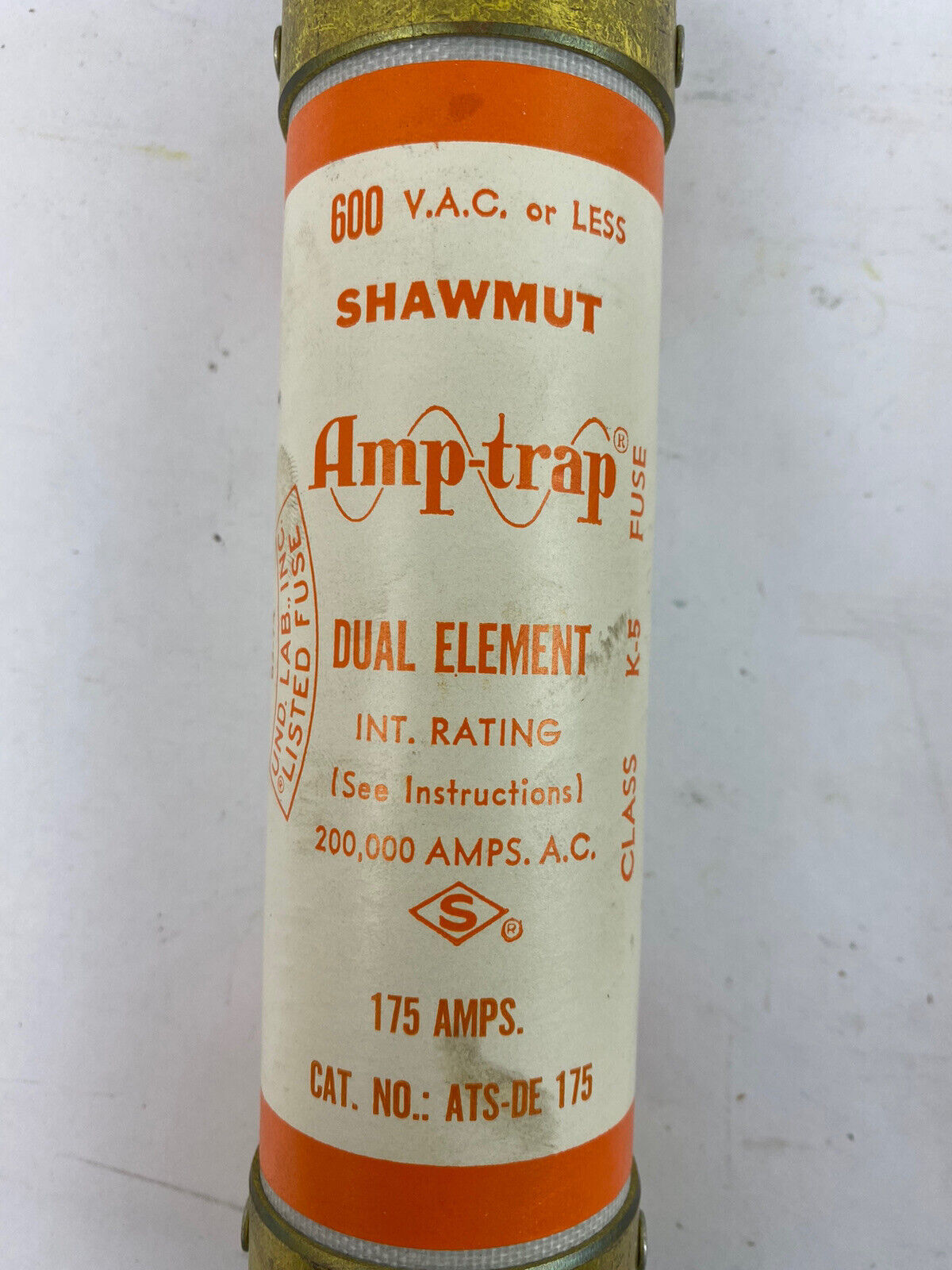 Shawmut Amp-trap ATS-DE-175 175A 600V Fuse "Lot of 3"