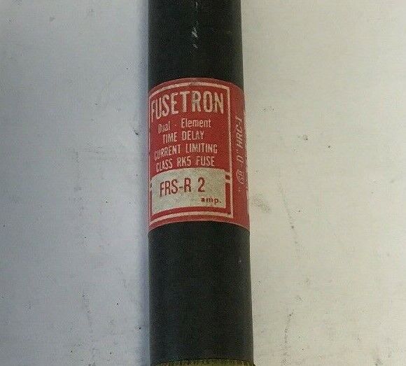 FUSETRON FRS-R-2 RK5 2AMP 600VAC TIME DEL. CURRENT LIMITING FUSE**LOTOF10**